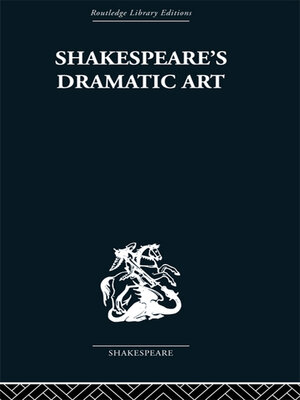 cover image of Shakespeare's Dramatic Art